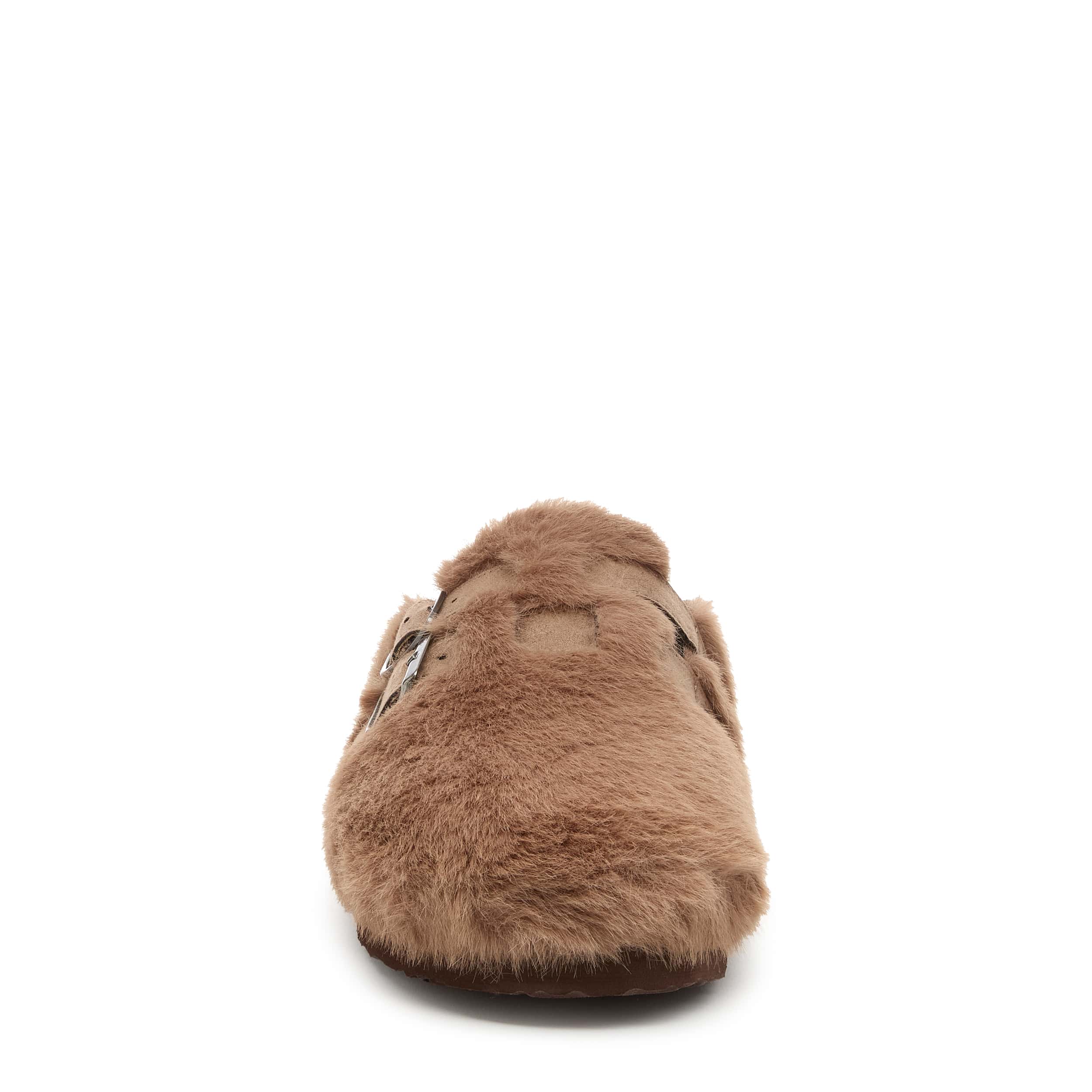 Abel Plus Fuzzy Taupe Clogs - Image 5