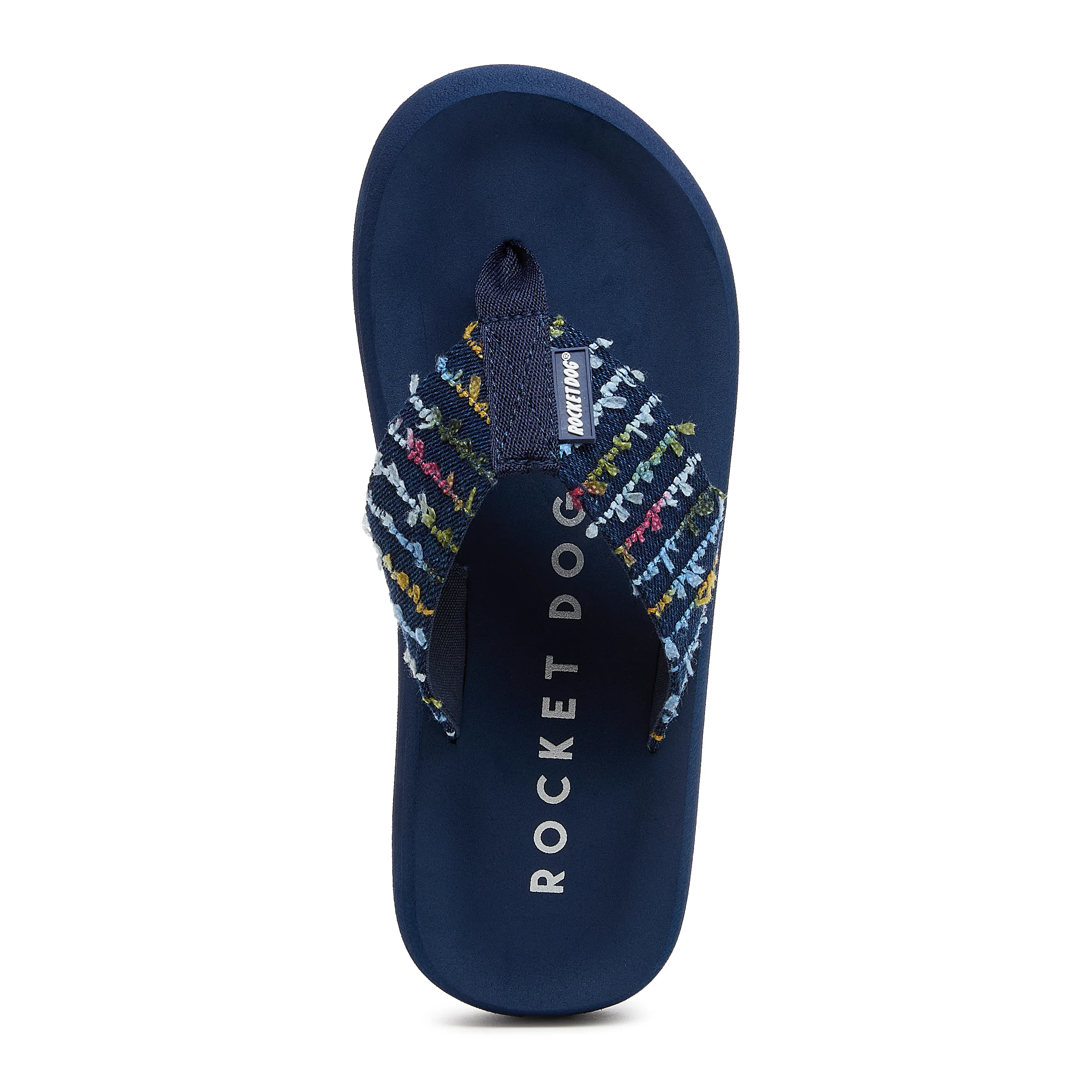 Adios Navy Multi Canvas Flip-Flops - Image 6