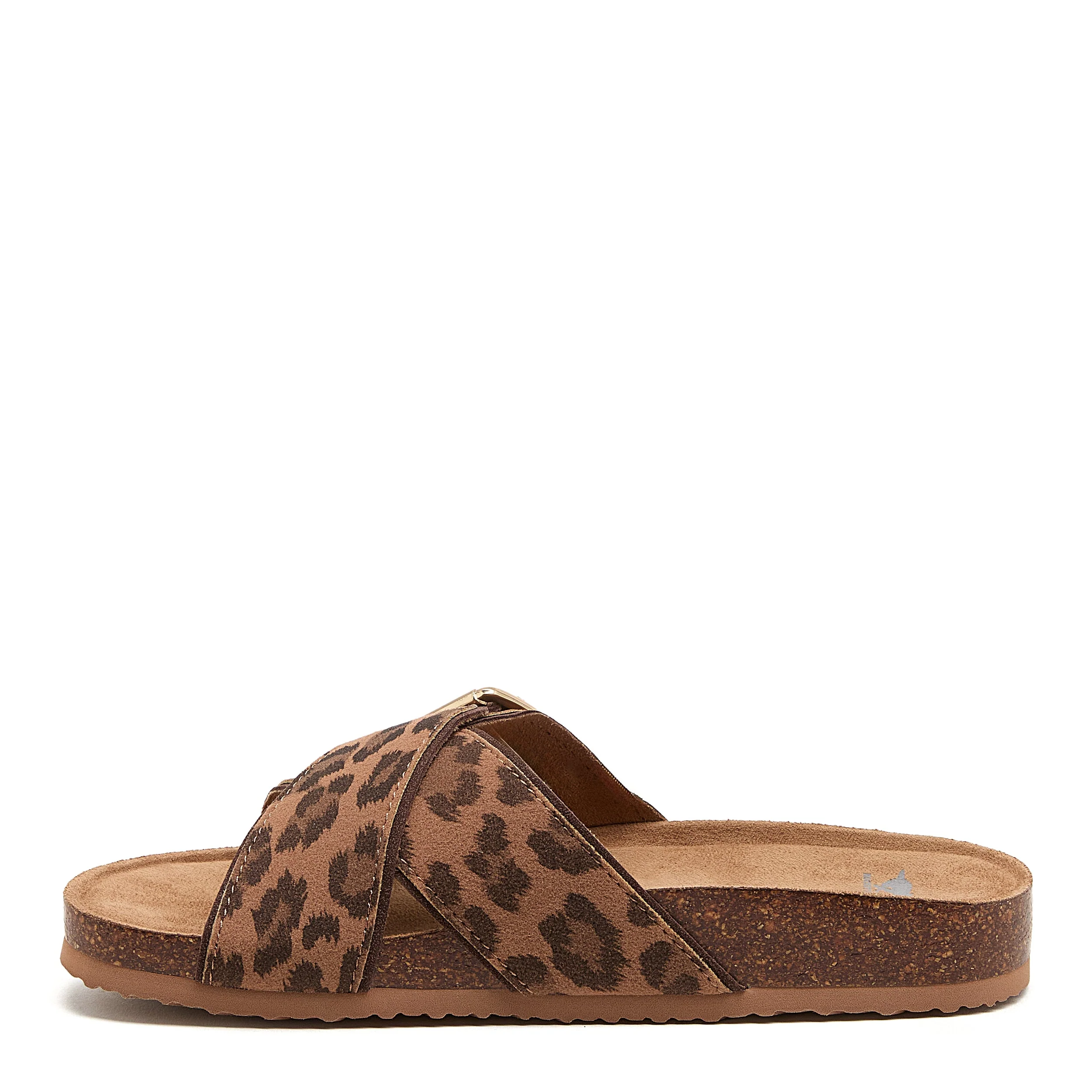 Annie Tan Leopard Print Sandals - Image 3