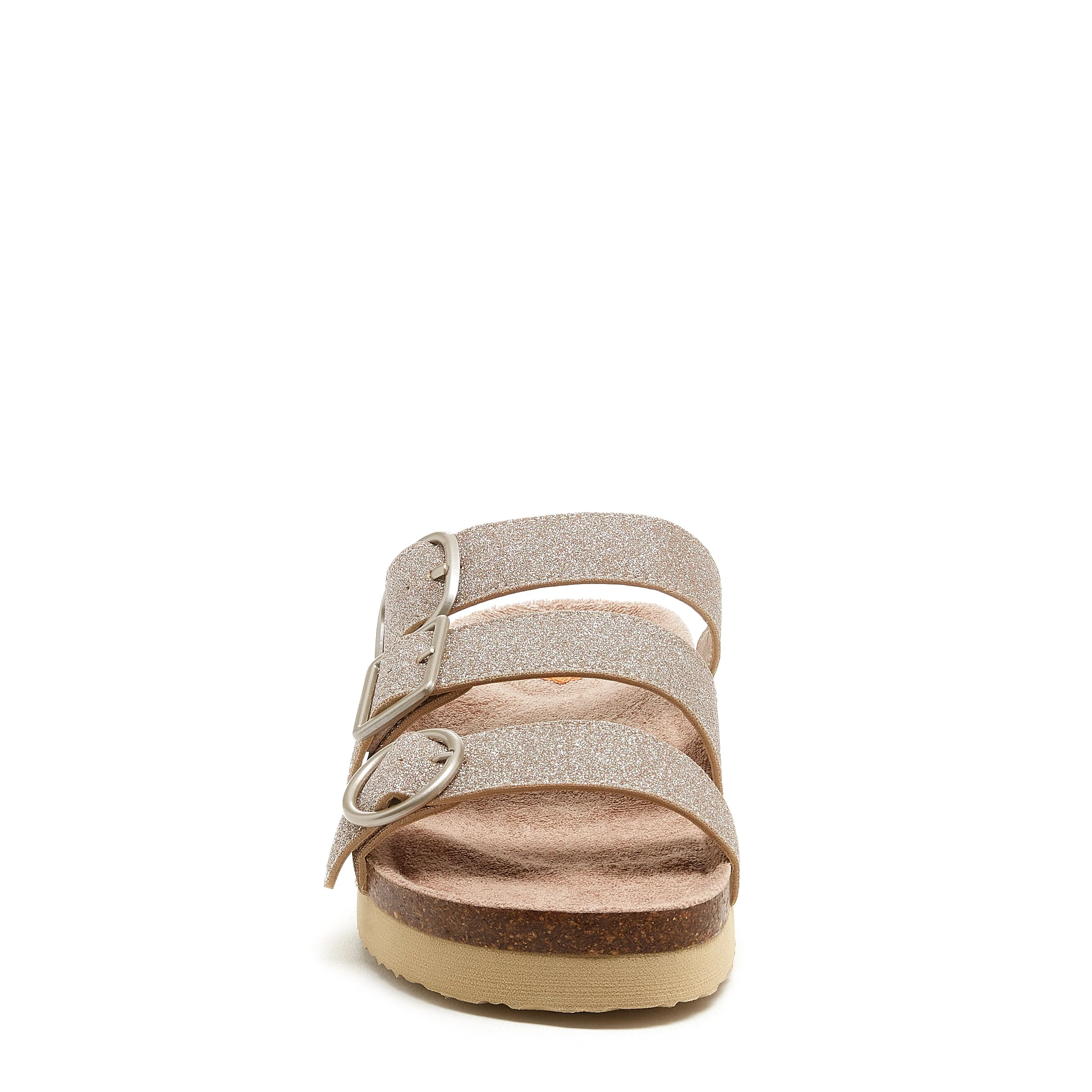 Astor Gold Glitter Slide Sandals - Image 5