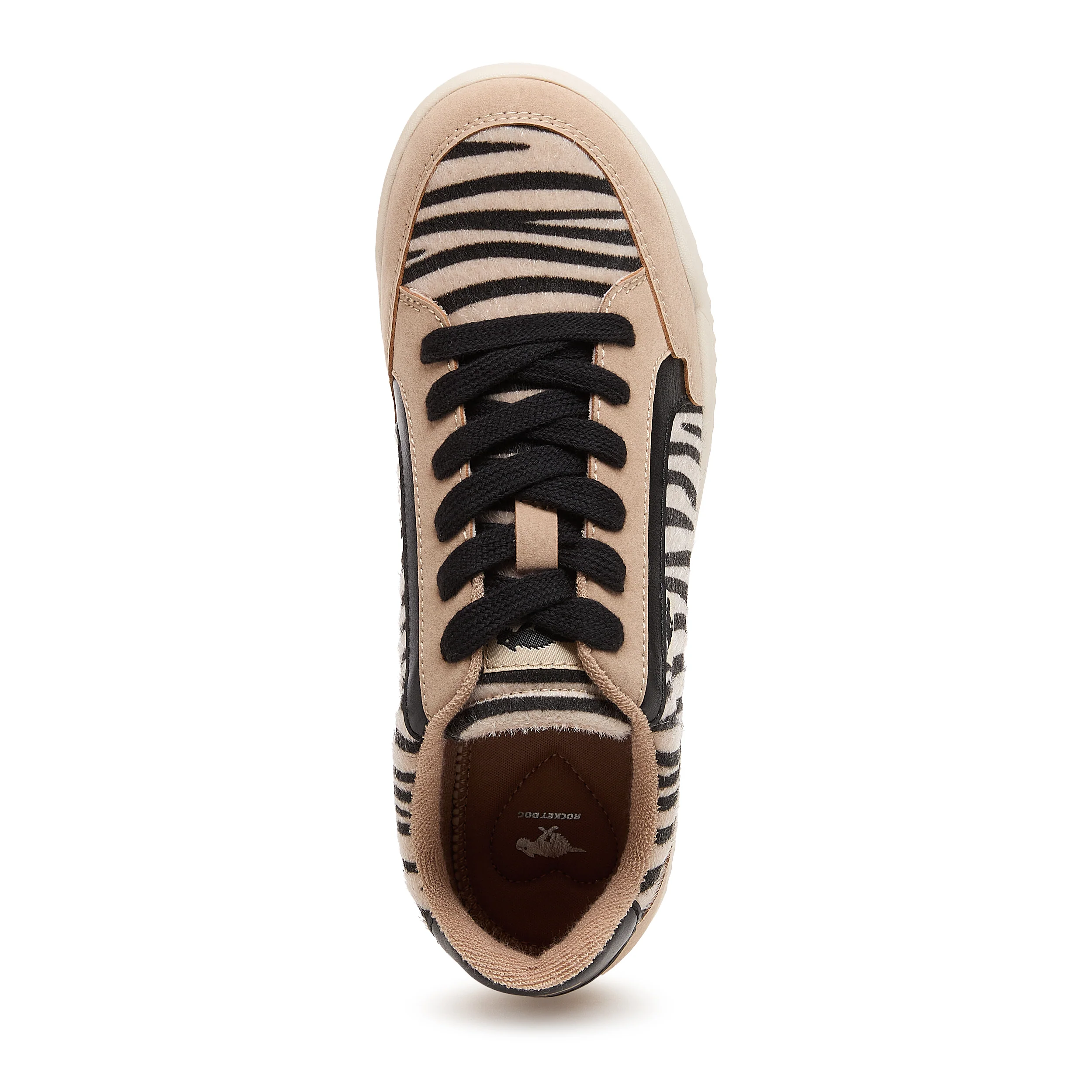 Bolt Tan Animal Print Trainers - Image 6