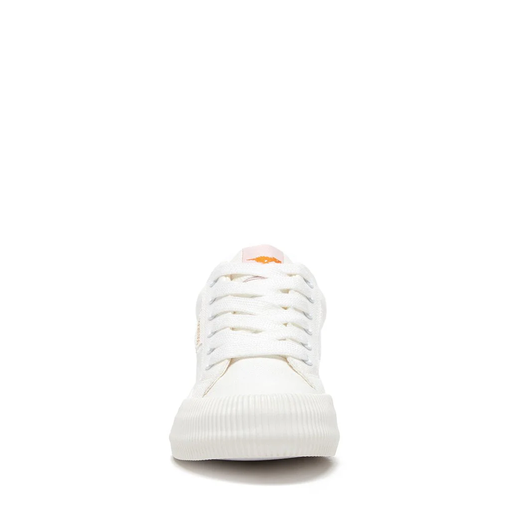 Cheery White Canvas Trainers - Image 5