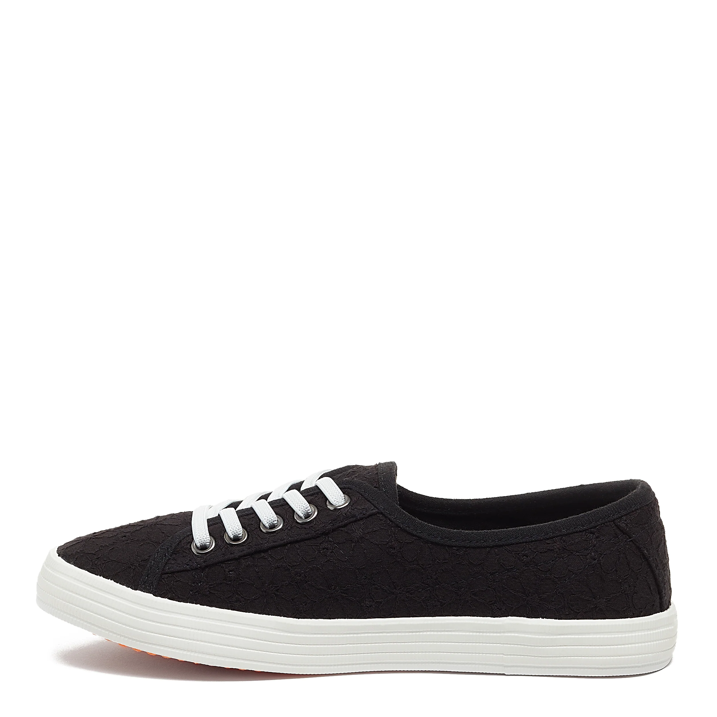 Chow Chow Black Elsie Eyelet Trainers - Image 5