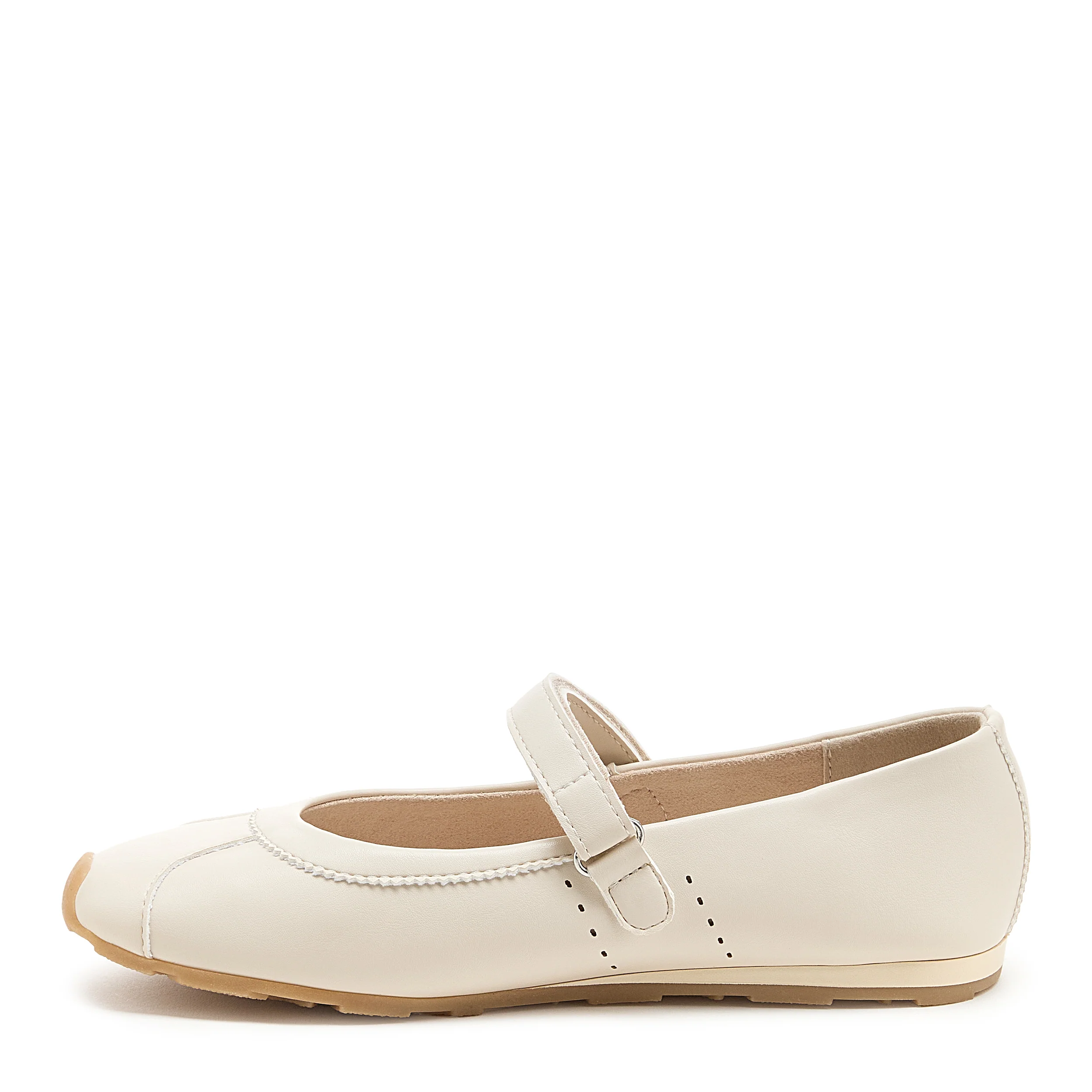 Dally Off White Mary Jane Flats - Image 3