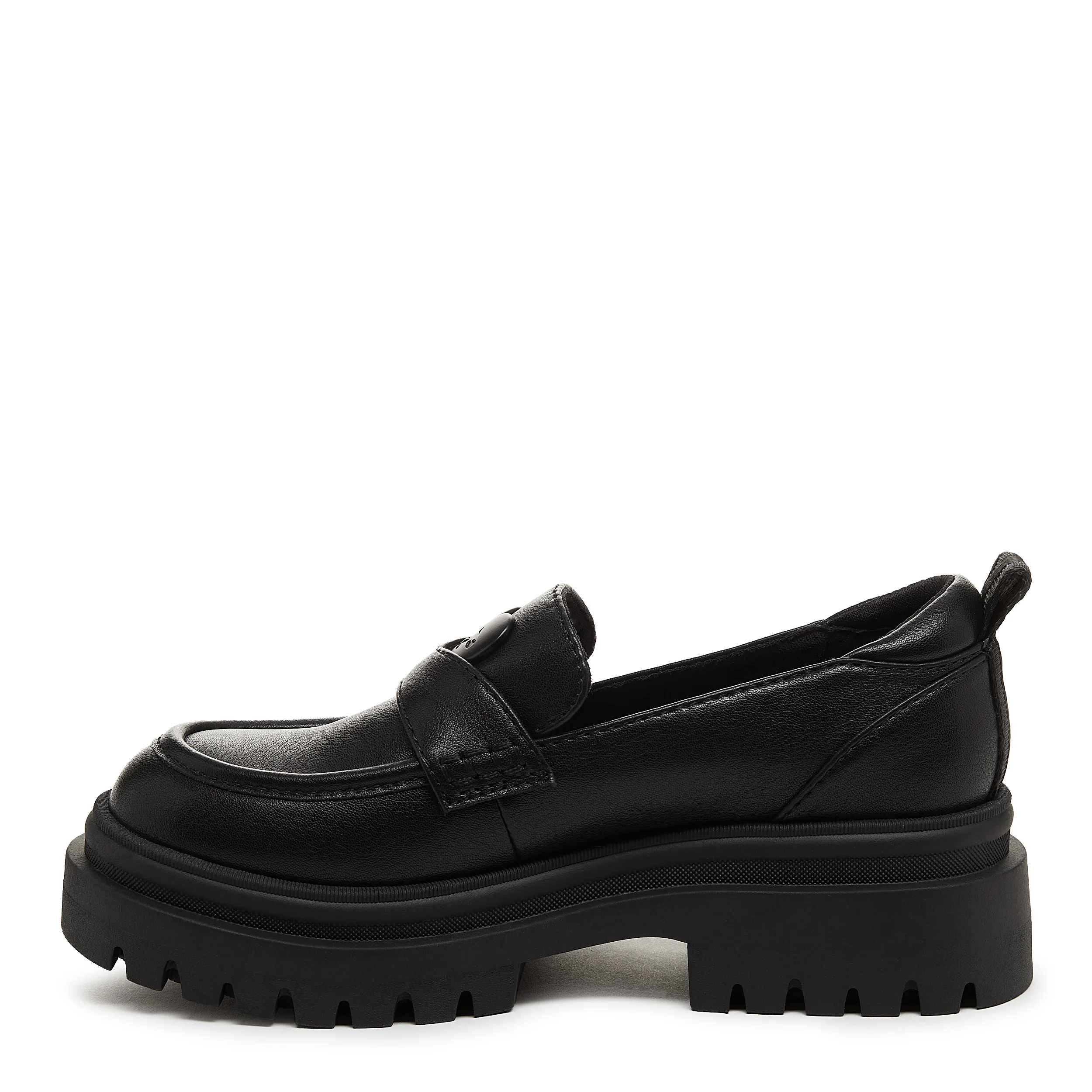 Dandy Black Platform Loafers - Image 4
