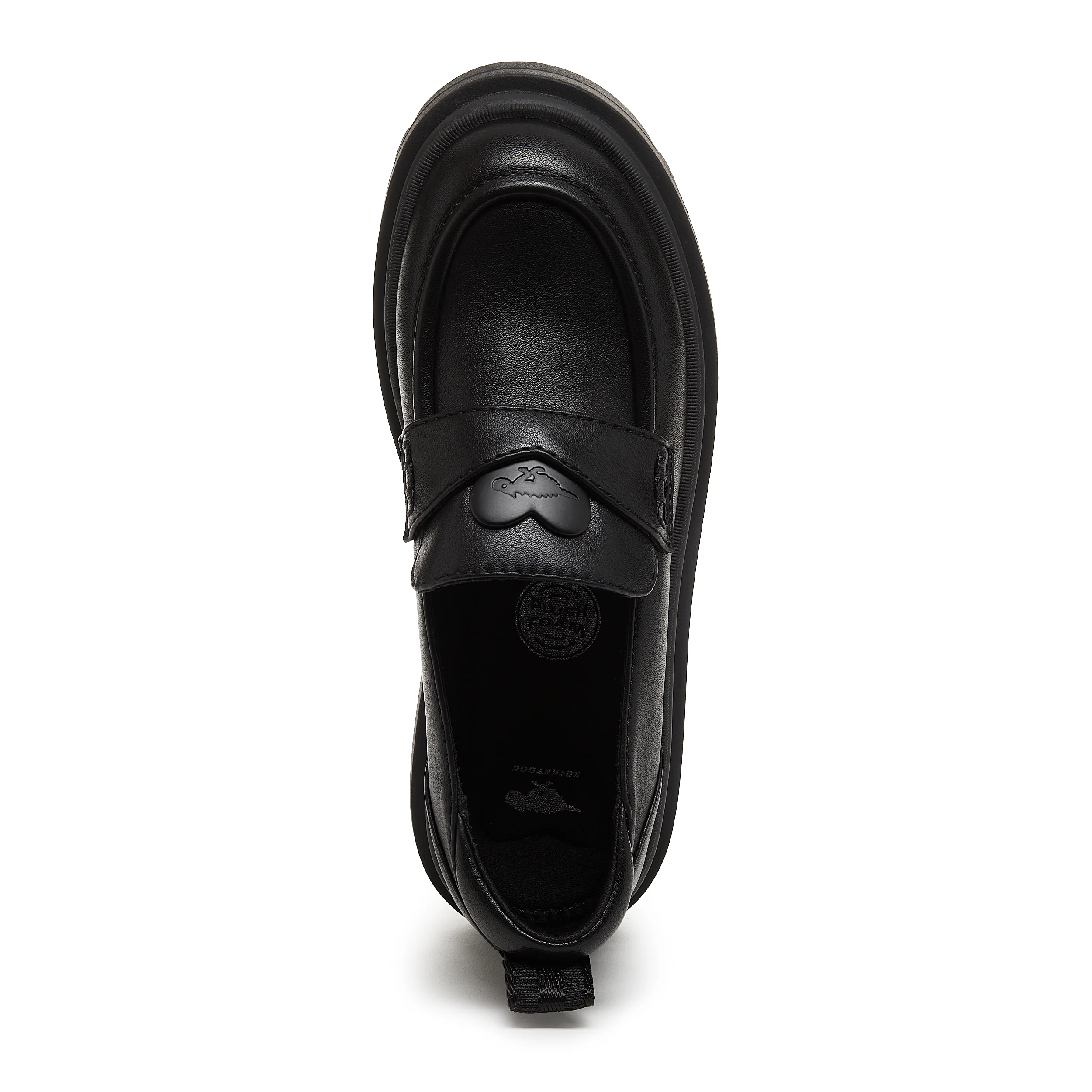 Dandy Black Platform Loafers - Image 7