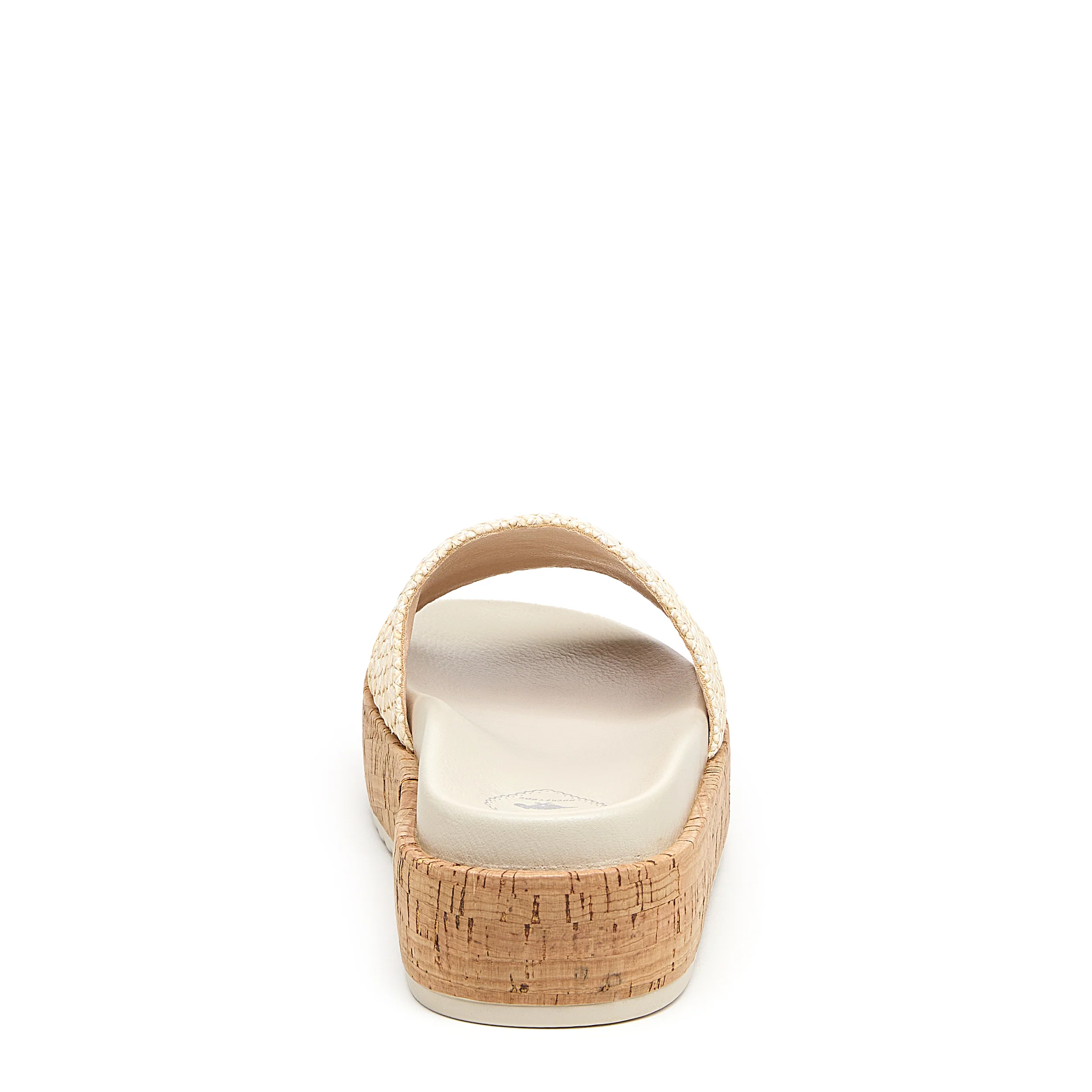 Faye Natural Raffia Platform Sandals - Image 3