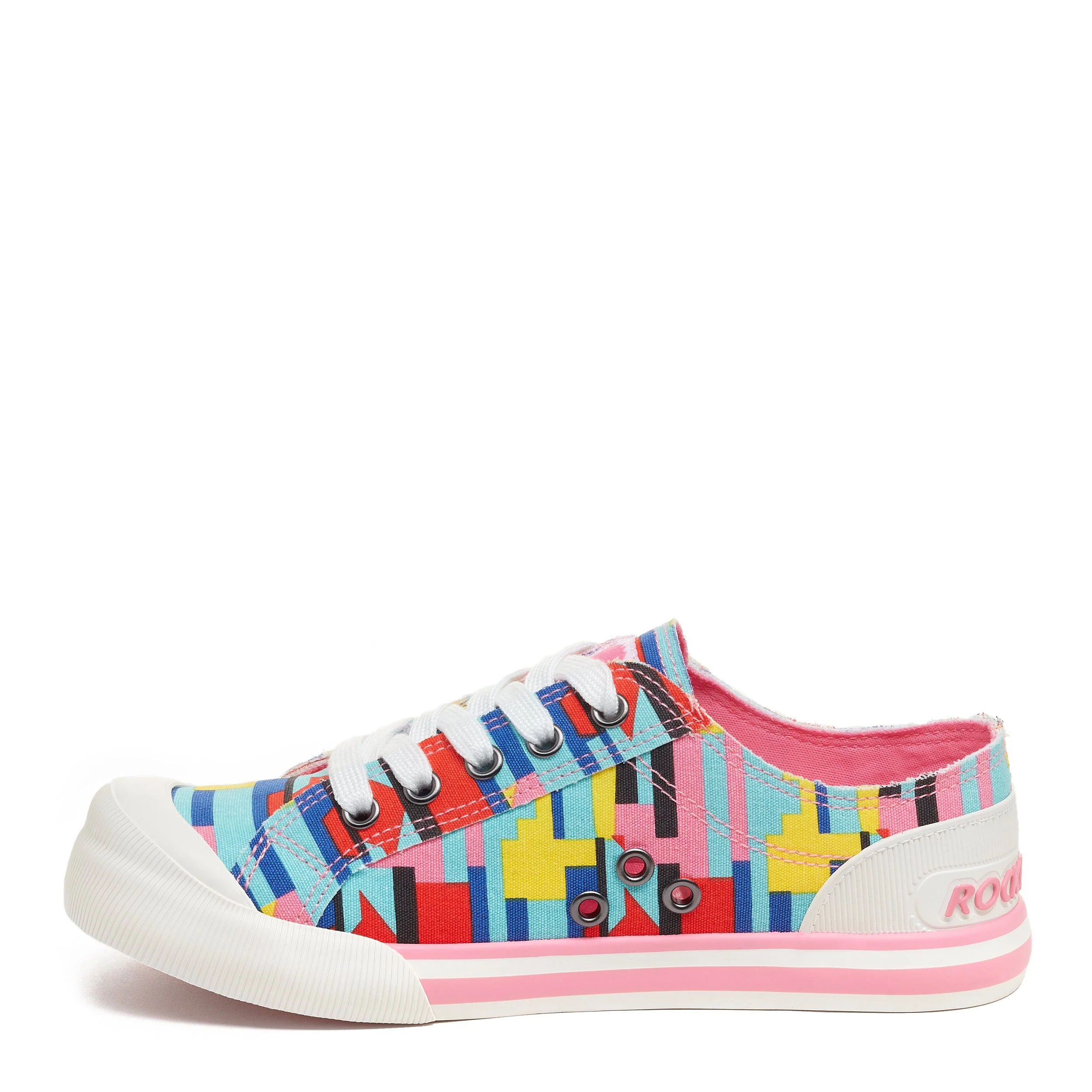 Jazzin Bright Pixel Trainers - Image 4