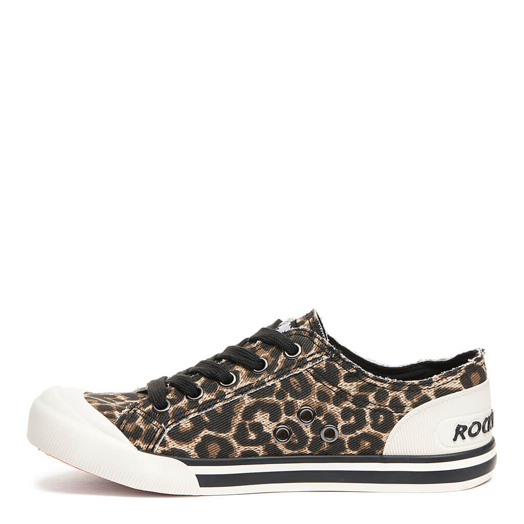 Jazzin Cheetah Print Trainers - Image 4