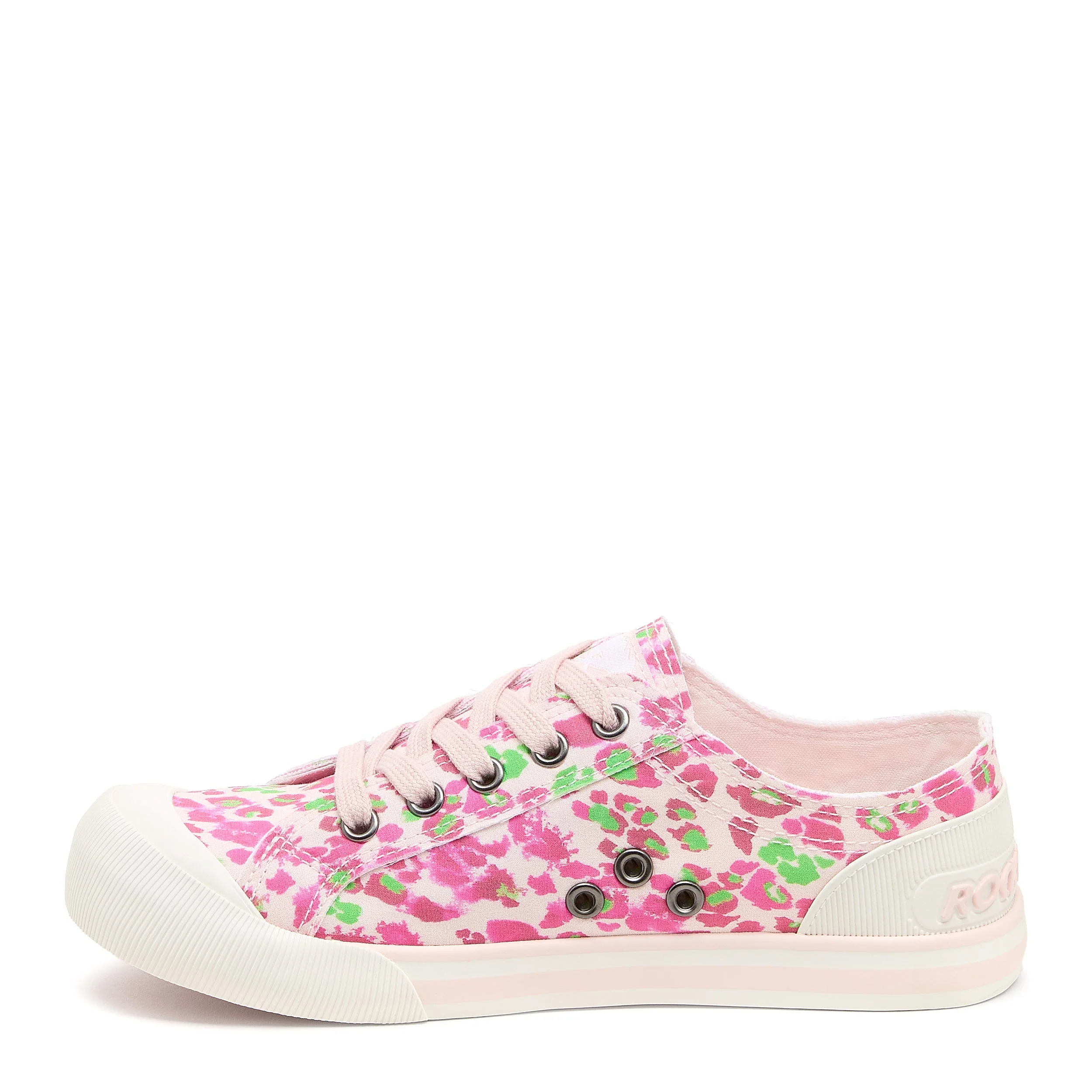 Jazzin Pink Animal Print Trainers - Image 3