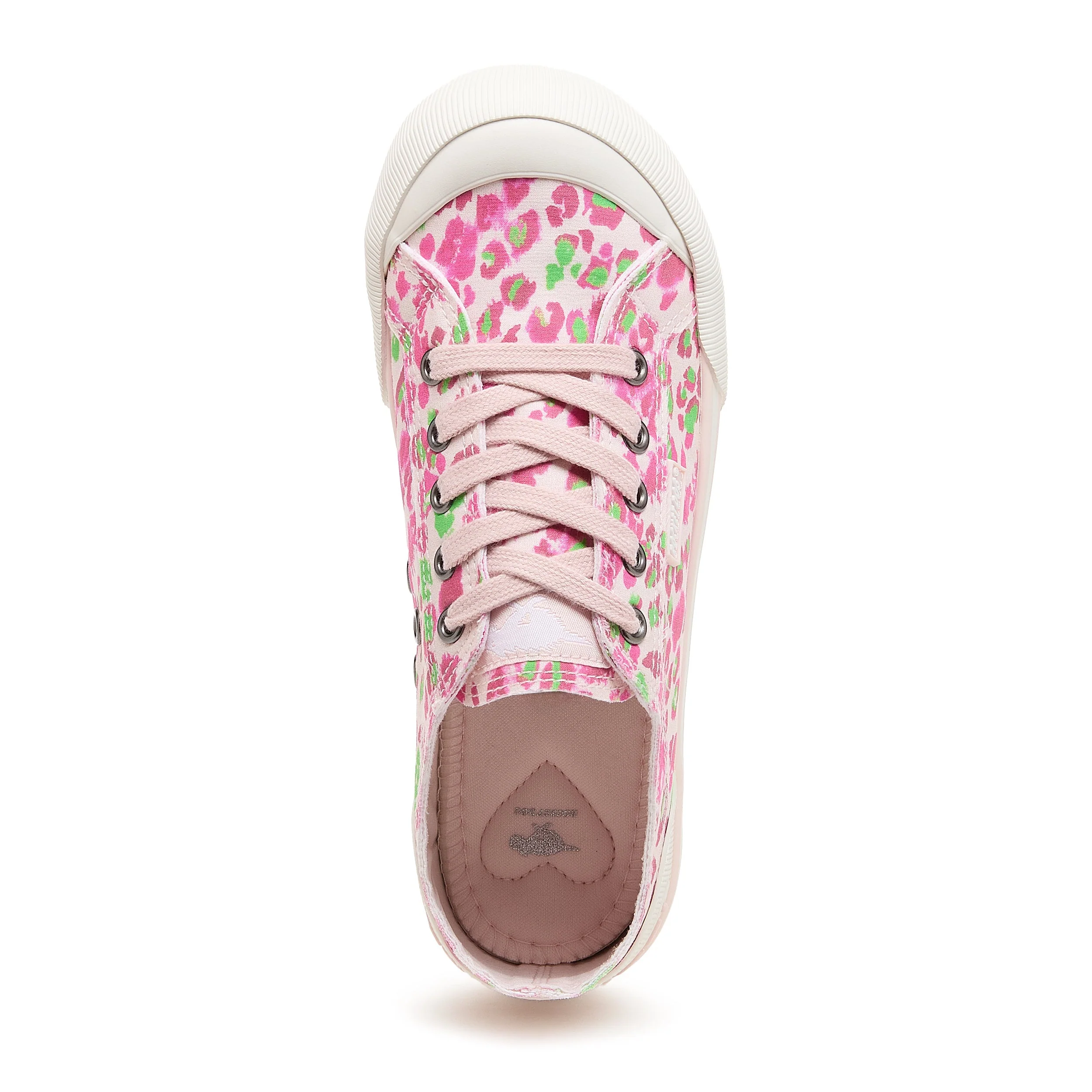 Jazzin Pink Animal Print Trainers - Image 6