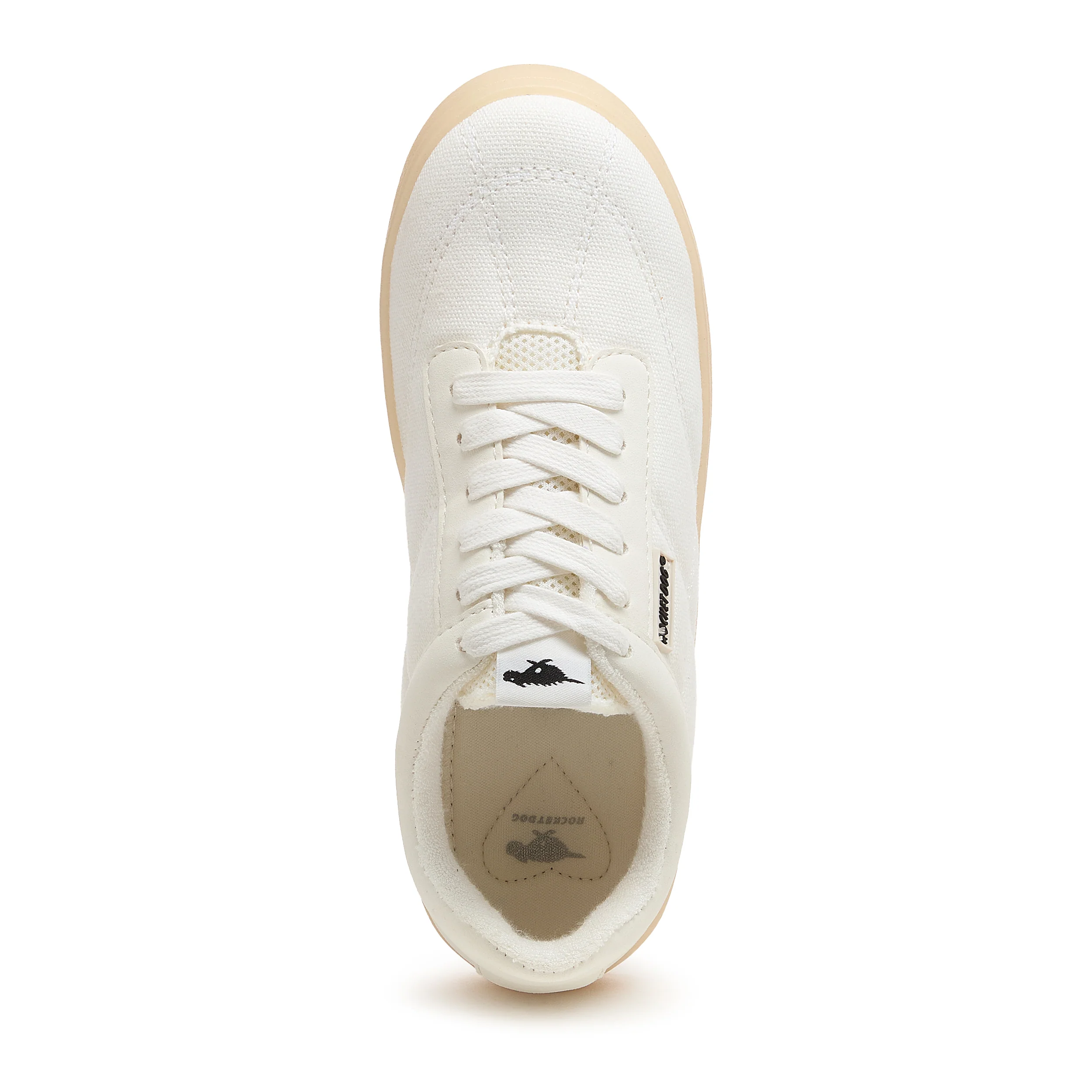 Kitty White Canvas Trainers - Image 6
