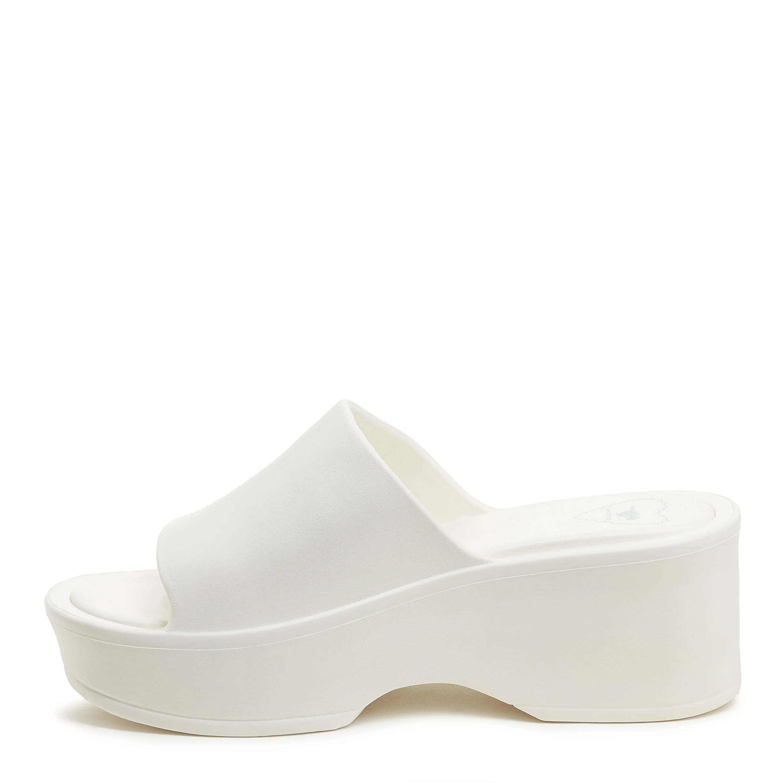 Petal Off White Platform Slide Sandals - Image 3
