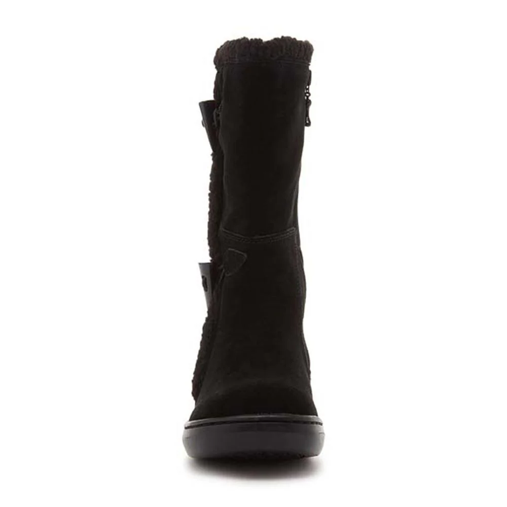 Slope Black Suede Winter Boots - Image 5