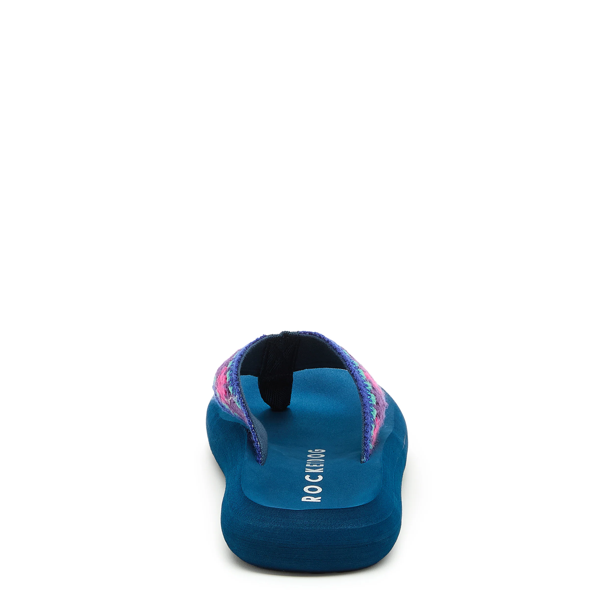 Spotlight Embroidered Purple Flip-Flops - Image 4