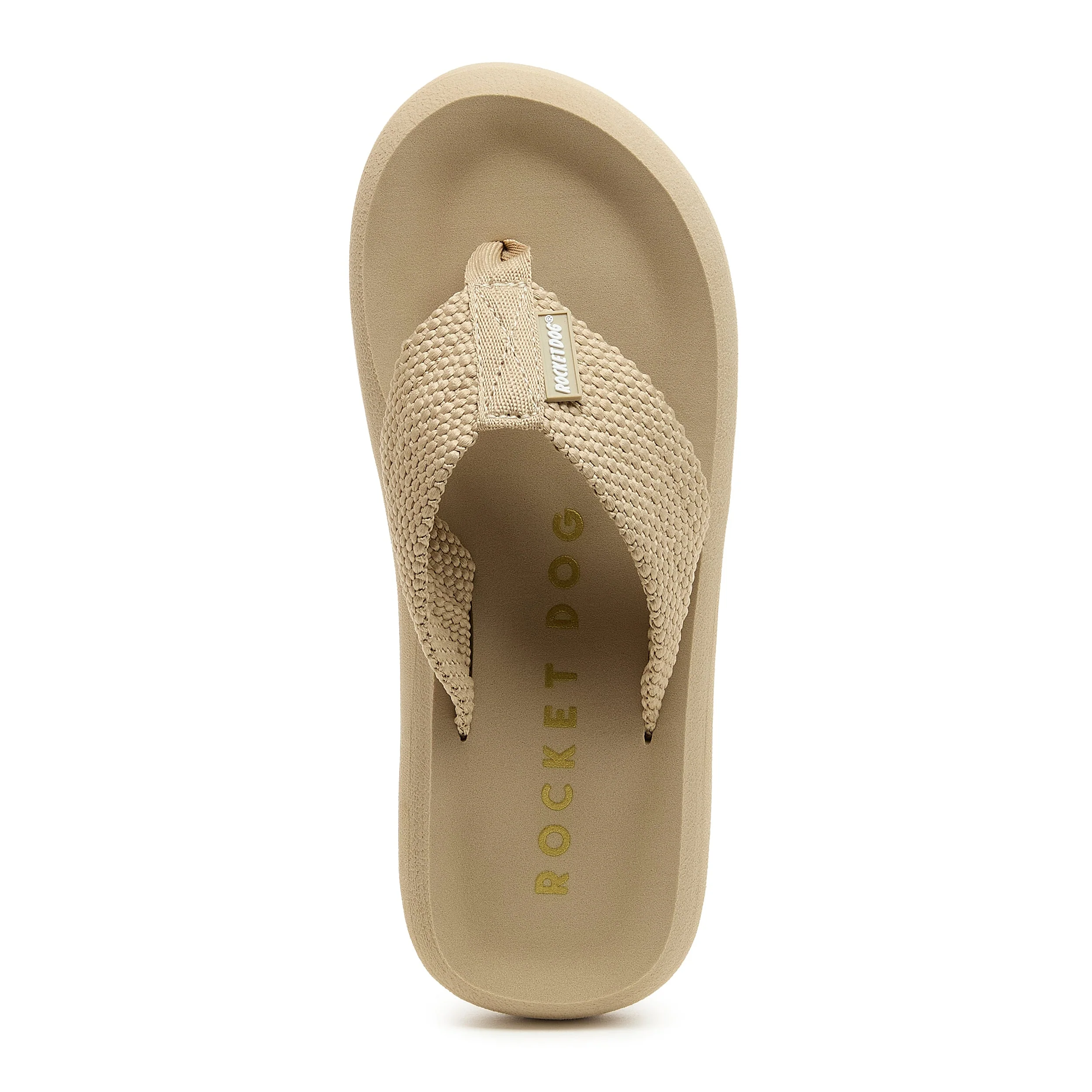 Sunset Taupe Webbing Flip-Flops - Image 6